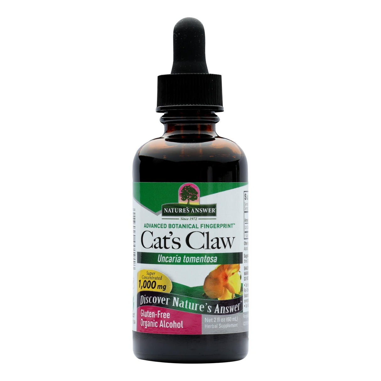Nature's Answer Cat's Claw Inner Bark Extract - 2 Fl Oz - Cozy Farm