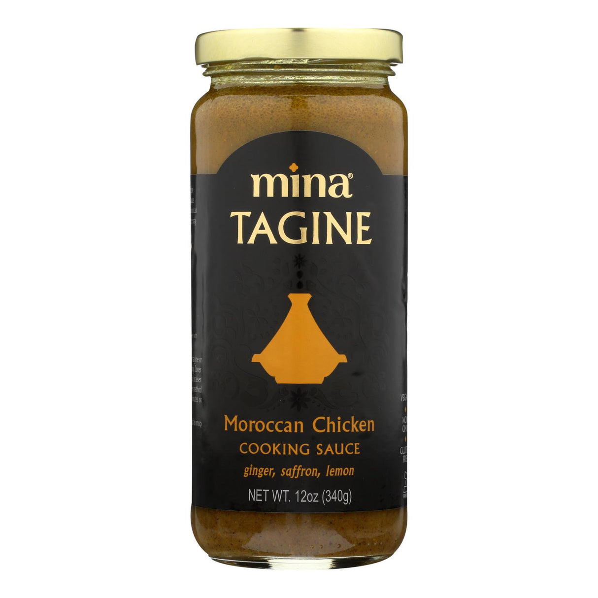 Mina's Signature Moroccan Tagine Chicken Cooking Sauce (12 Oz. - Pack of 6) - Cozy Farm
