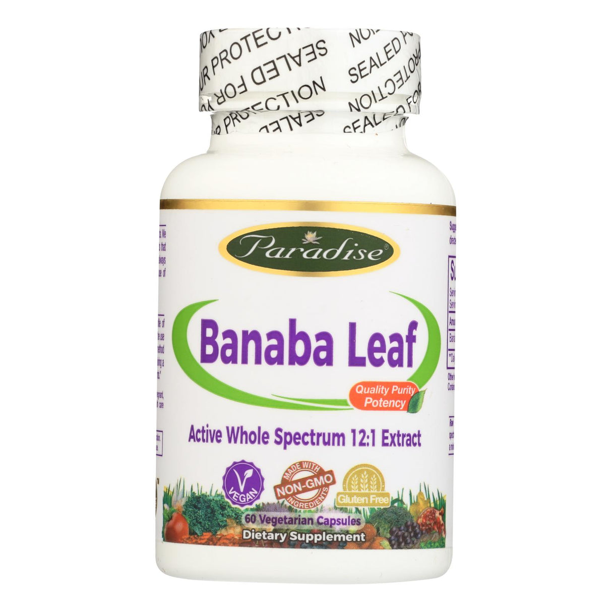 Paradise Herbs Banana Leaf VCaps 60-Count - Cozy Farm