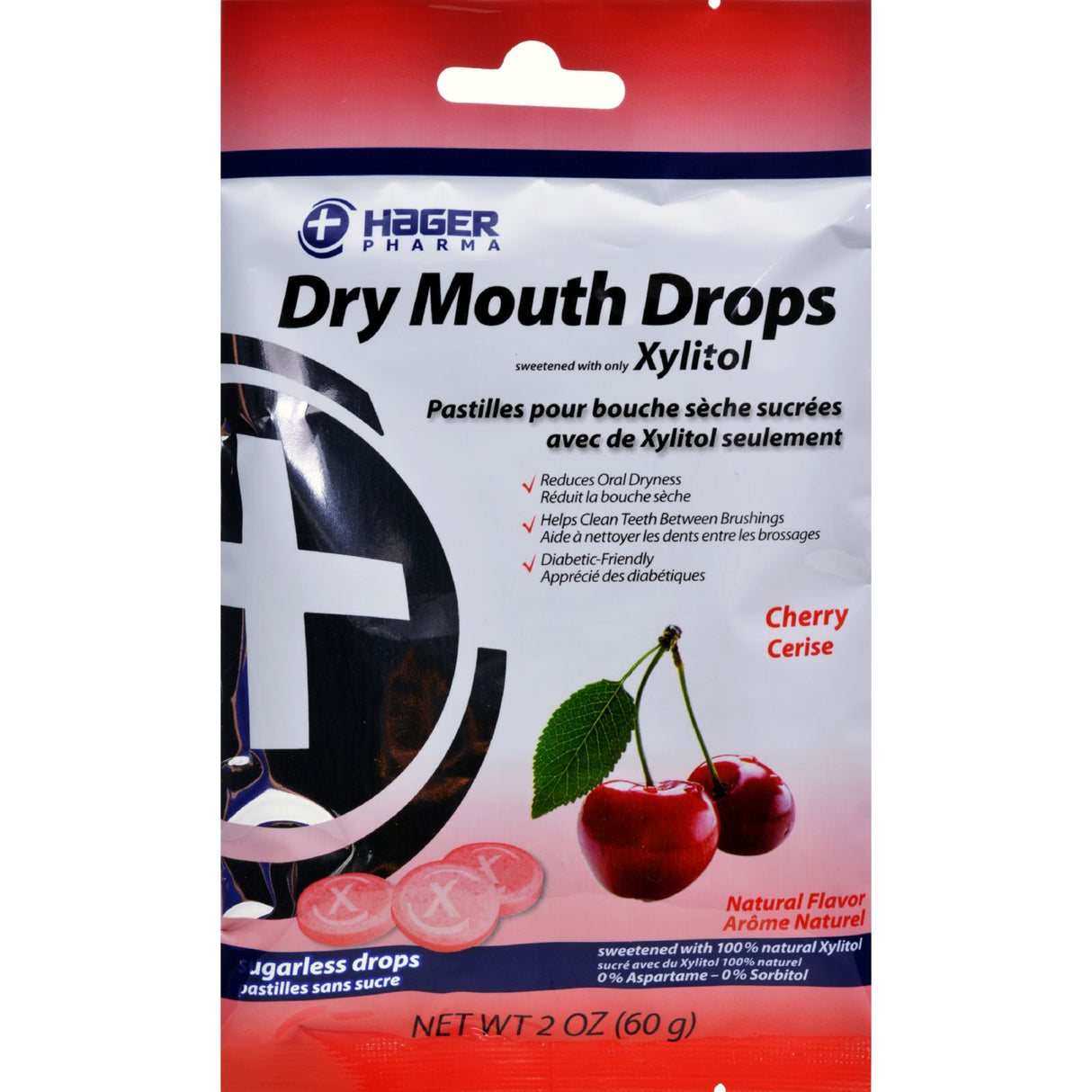 Hager Pharma Dry Mouth Drops - 2 Oz Cherry Flavor - Cozy Farm