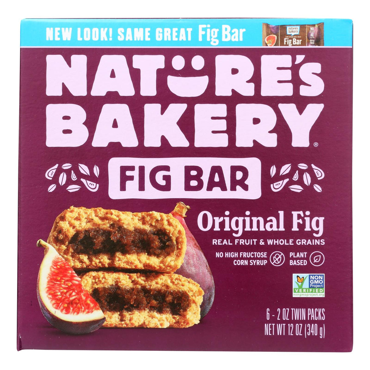 Nature's Bakery Stone-Ground Whole Wheat Fig Bars - Original, 2 Oz., Pack of 6 - Cozy Farm