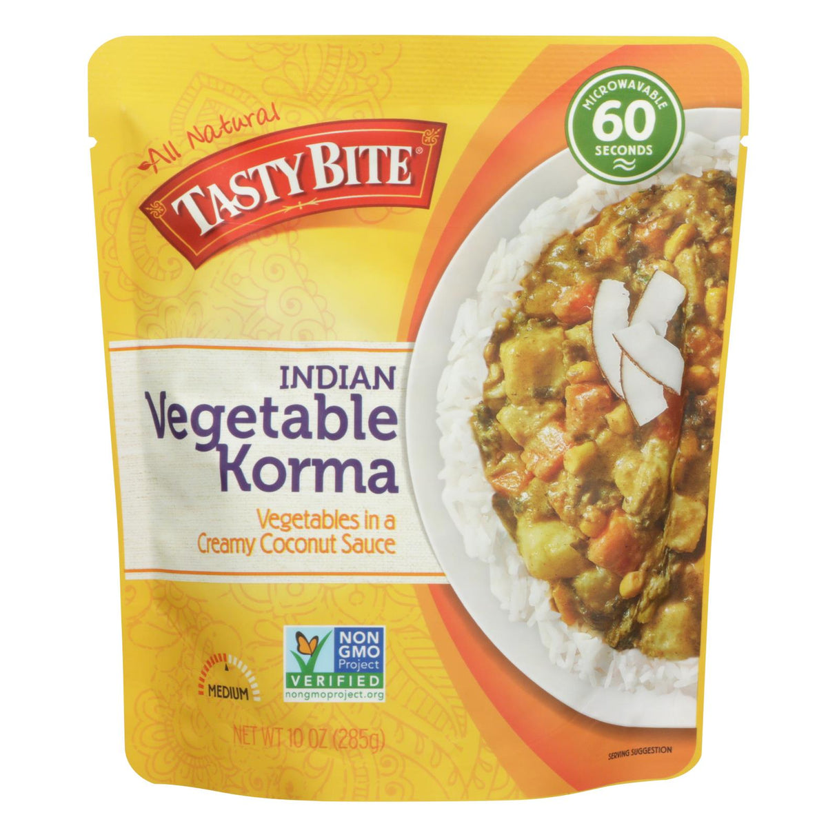 Tasty Bite Indian Cuisine Vegetable Korma - 10 Oz (Pack of 6) - Cozy Farm