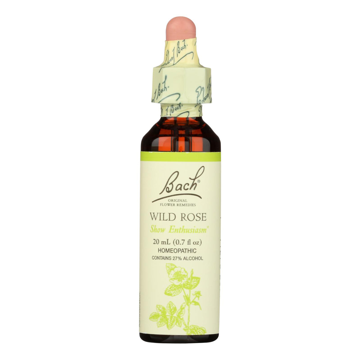 Bach Flower Remedies Essence Wild Rose - 0.7 Fl Oz - Cozy Farm