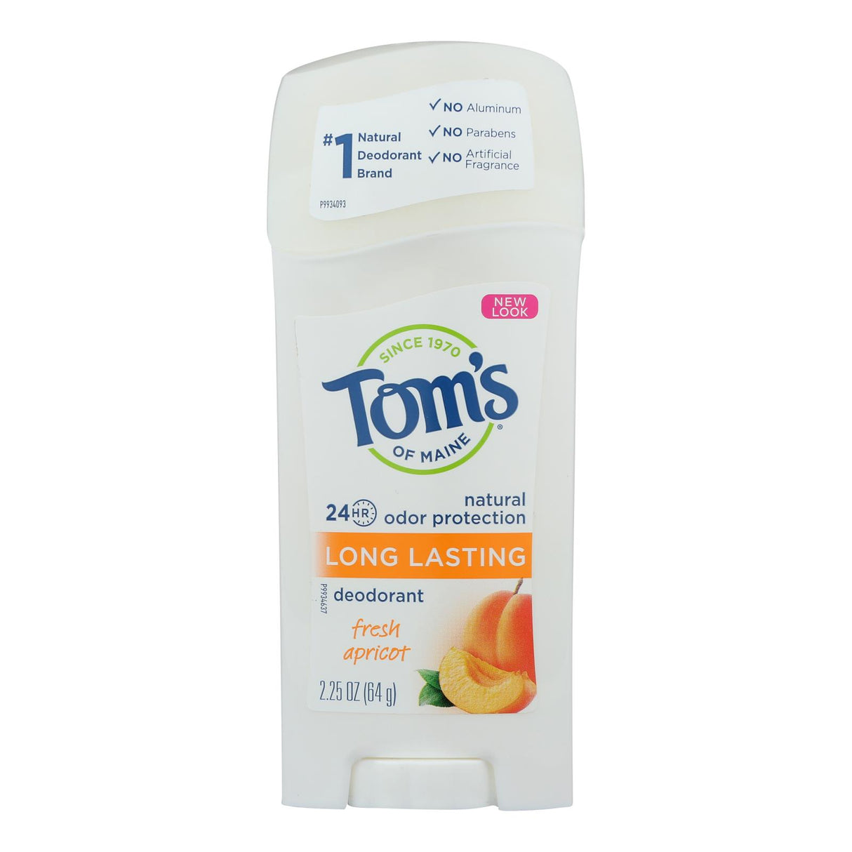 Tom's of Maine Natural Apricot Long-Lasting Deodorant - 2.25 oz - Cozy Farm