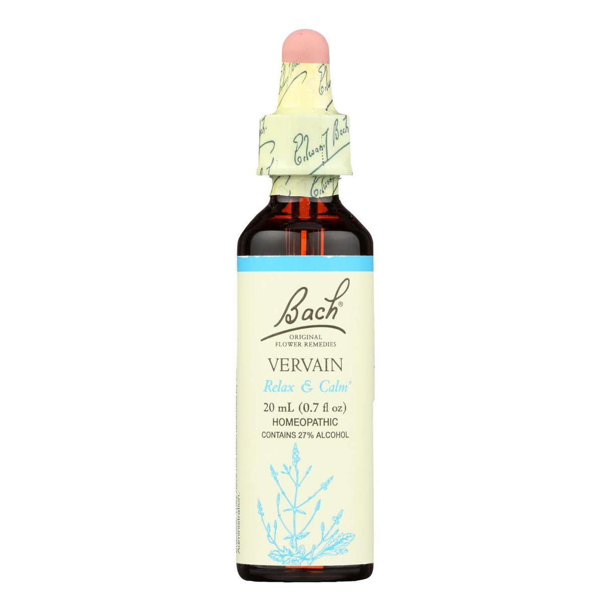 Bach Flower Remedies Vervain Essence - 0.7 Fl Oz - Cozy Farm