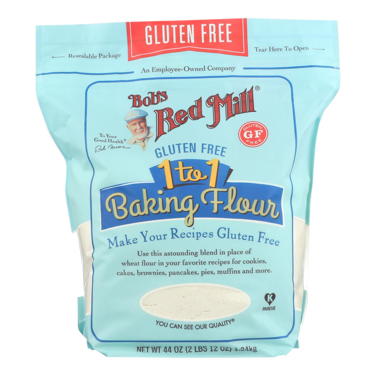 Bob's Red Mill 1-to-1 Gluten-Free Baking Flour (4-Pack, 44 oz.) - Cozy Farm