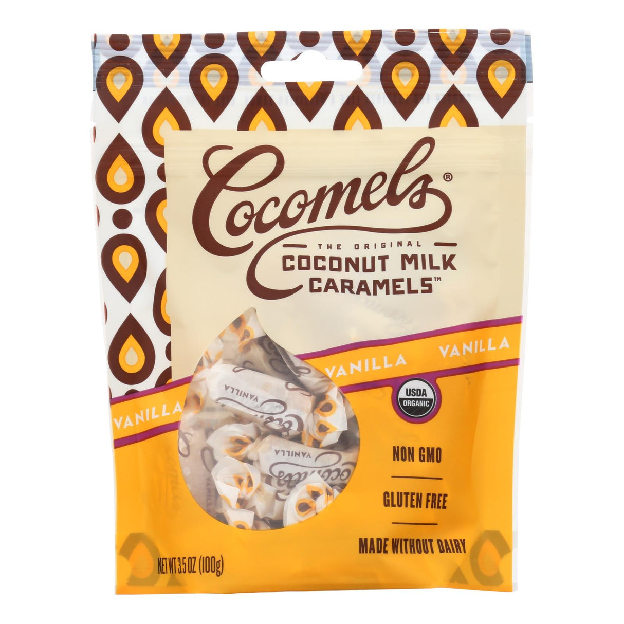Cocomel Vanilla Flavor Organic Coconut Milk Caramels - 6-Pack, 3.5 Oz. Each - Cozy Farm