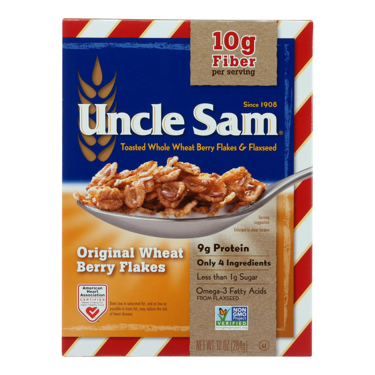 Uncle Sam Original Breakfast Cereal 10 Oz (Pack of 12) - Cozy Farm