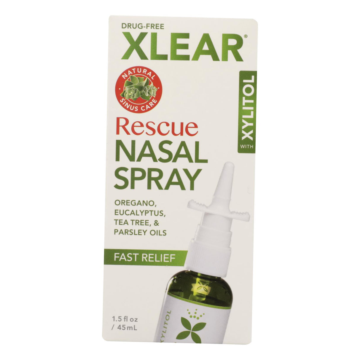 Xlear Nasal Spray Rescue for Nasal Congestion (1.5 Oz.) - Cozy Farm