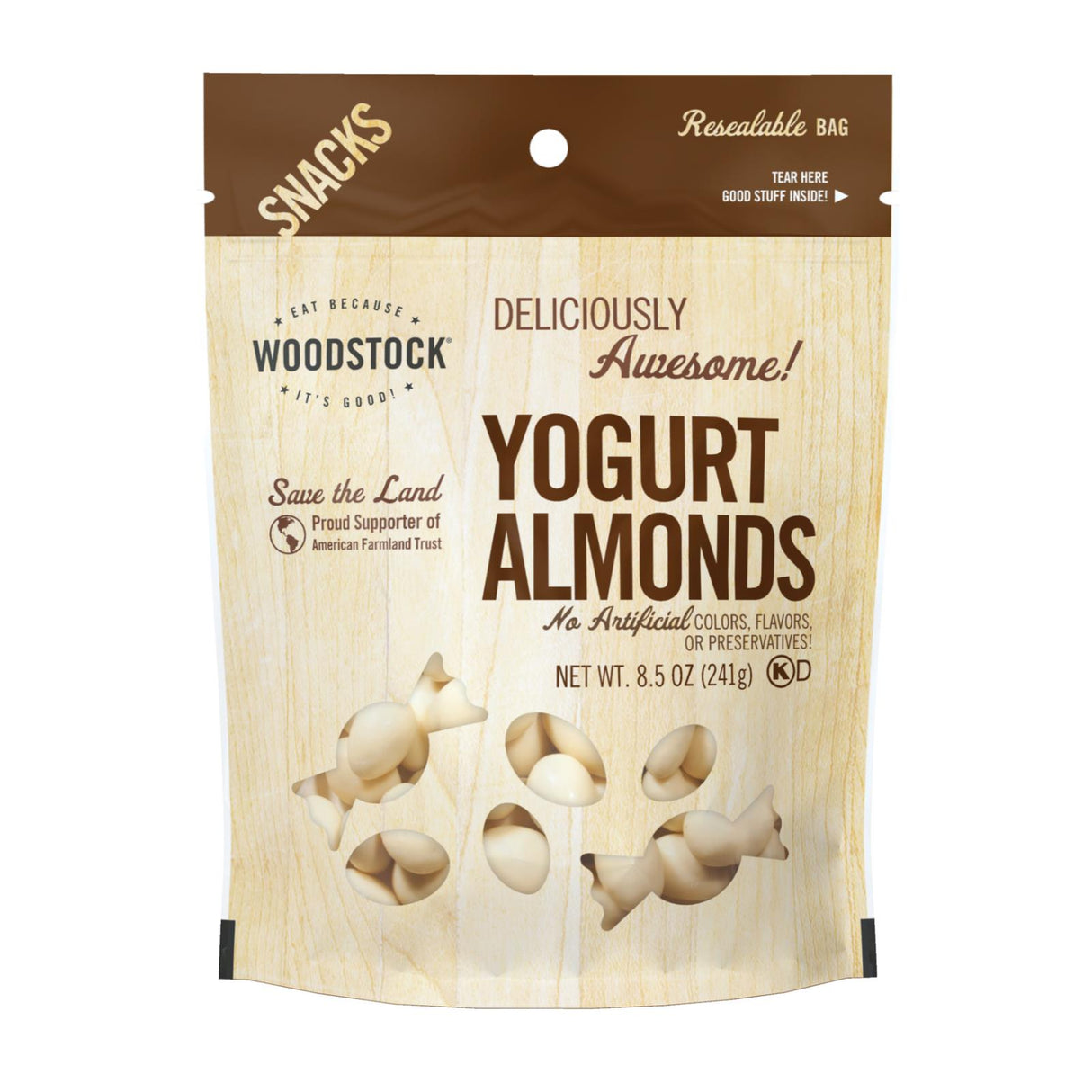 Woodstock Creamy Blended Almonds, Pack of 8 - Cozy Farm