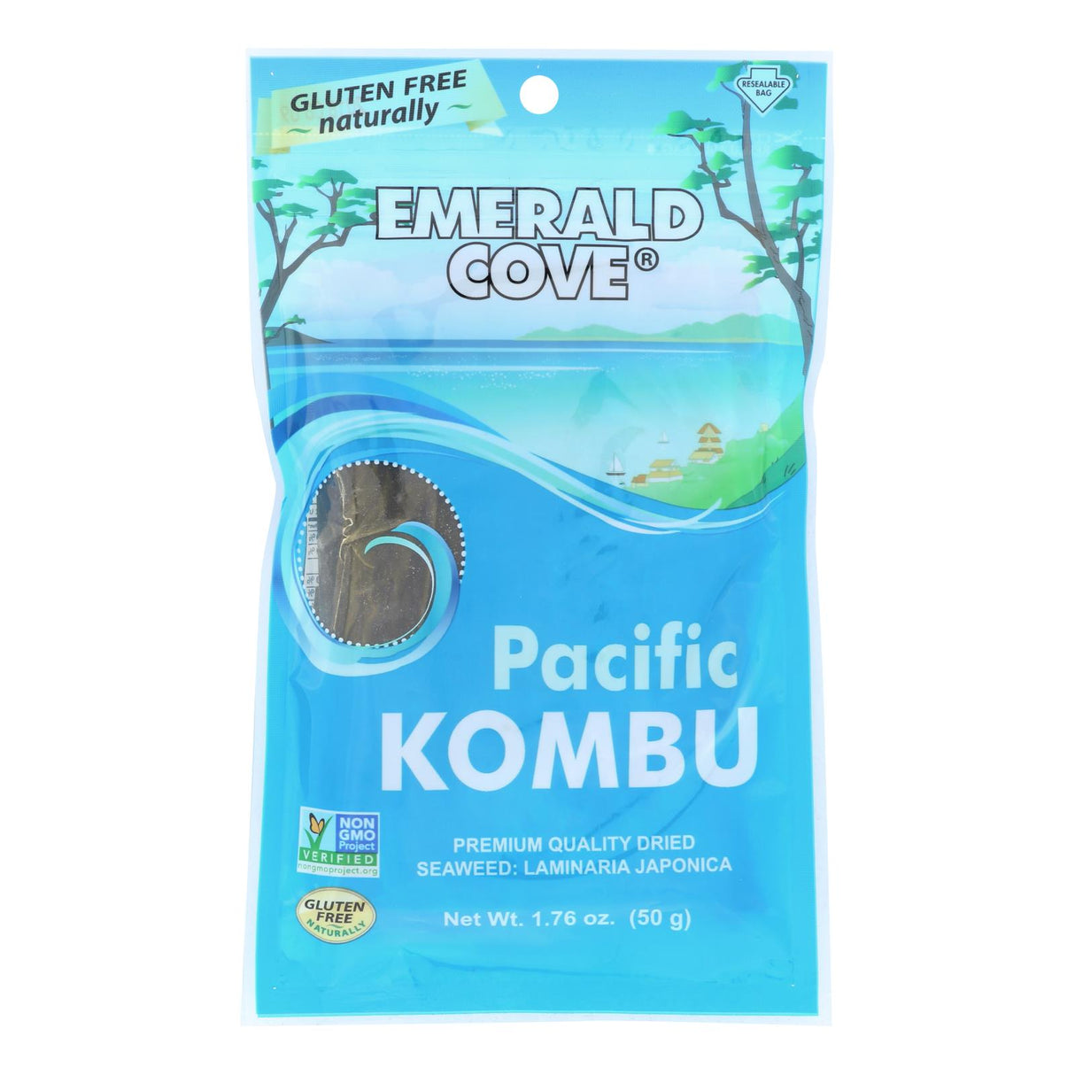 Emerald Cove Premium Pacific Kombu, Silver Grade, 1.76 Oz (Pack of 6) - Cozy Farm