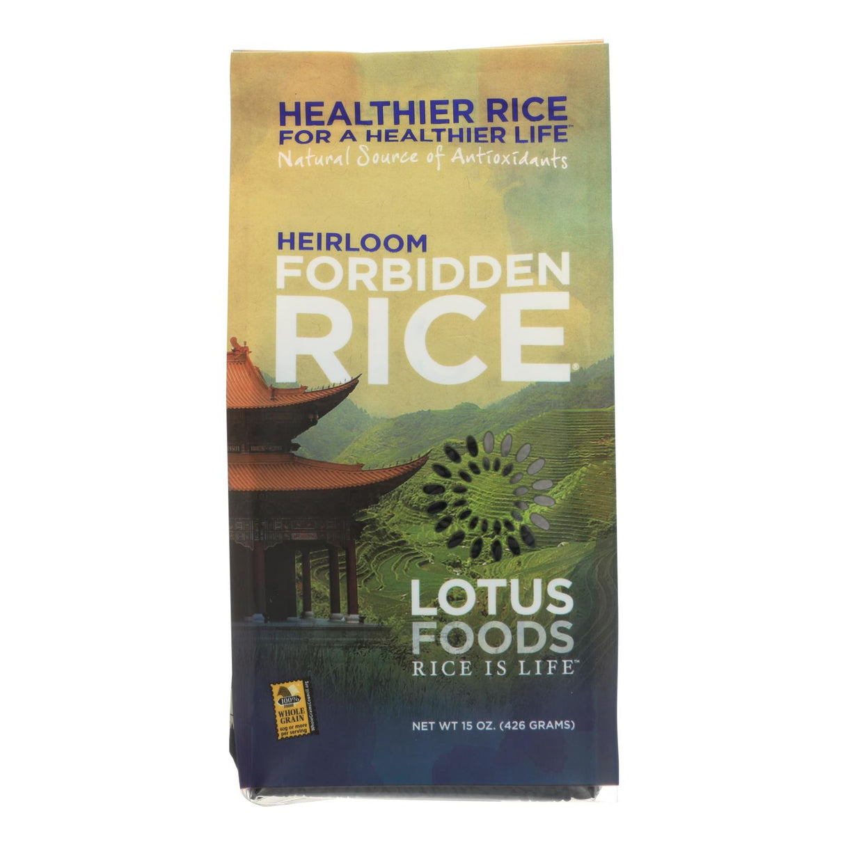 Lotus Foods Ancient Grain Heirloom Forbidden Black Rice (Pack of 6 - 15 Oz.) - Cozy Farm