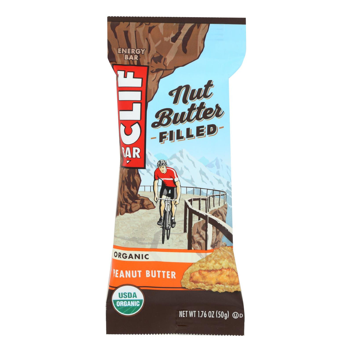 Clif Bar Organic Peanut Butter Energy Bar - 12 Pack - 1.76 Oz Each - Cozy Farm