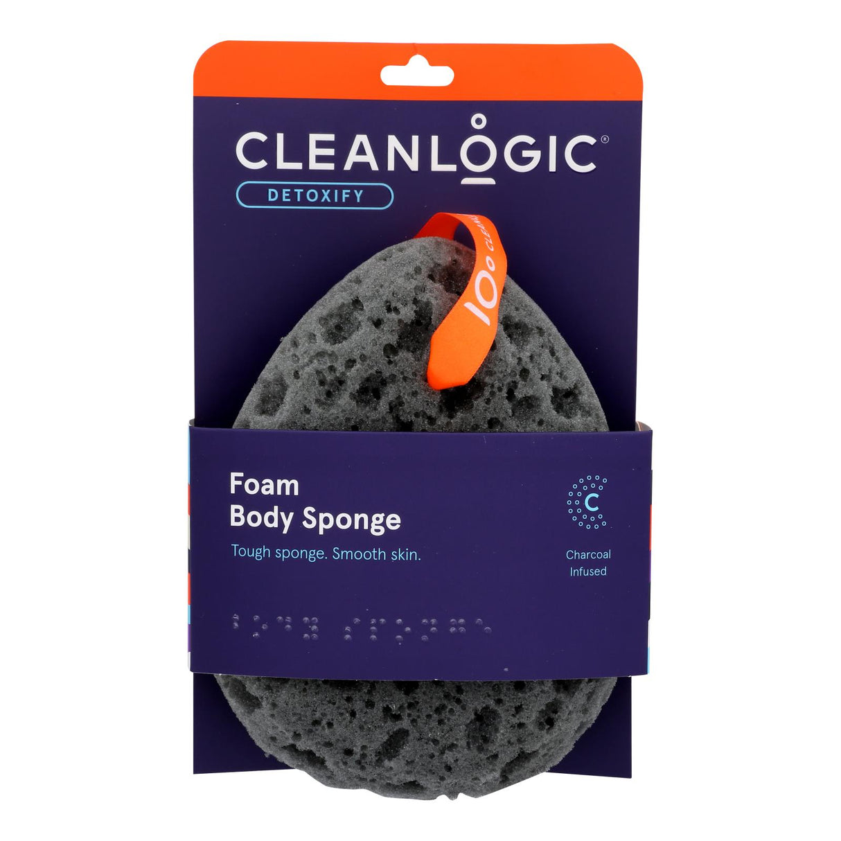 Cleanlogic Ultra Soft Charcoal Infused Sea Sponge - Cozy Farm
