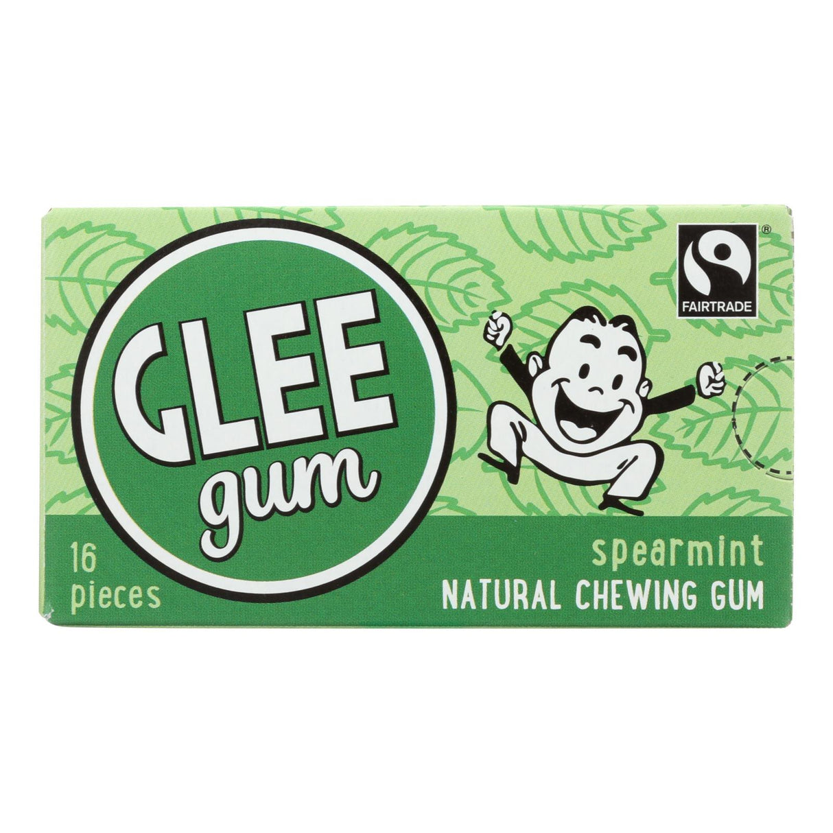 Glee Gum Chewing Gum - 192 Spearmint Pieces (12 Packs of 16) - Cozy Farm