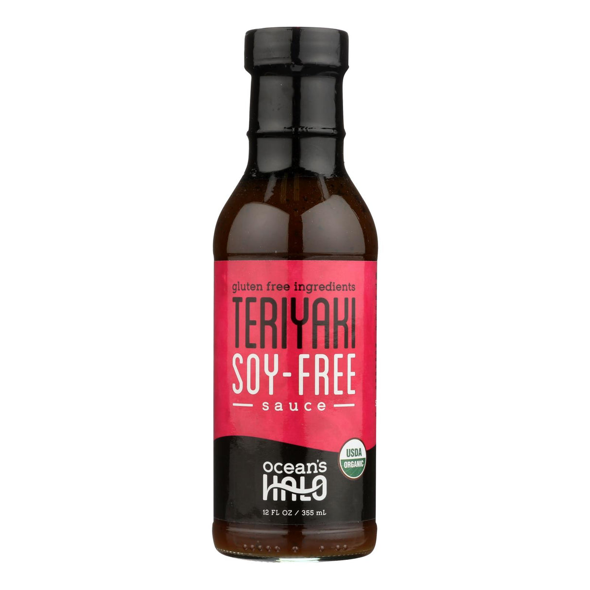 Ocean's Halo 12oz Teriyaki Soy-Free Sauce (Pack of 6) - Cozy Farm