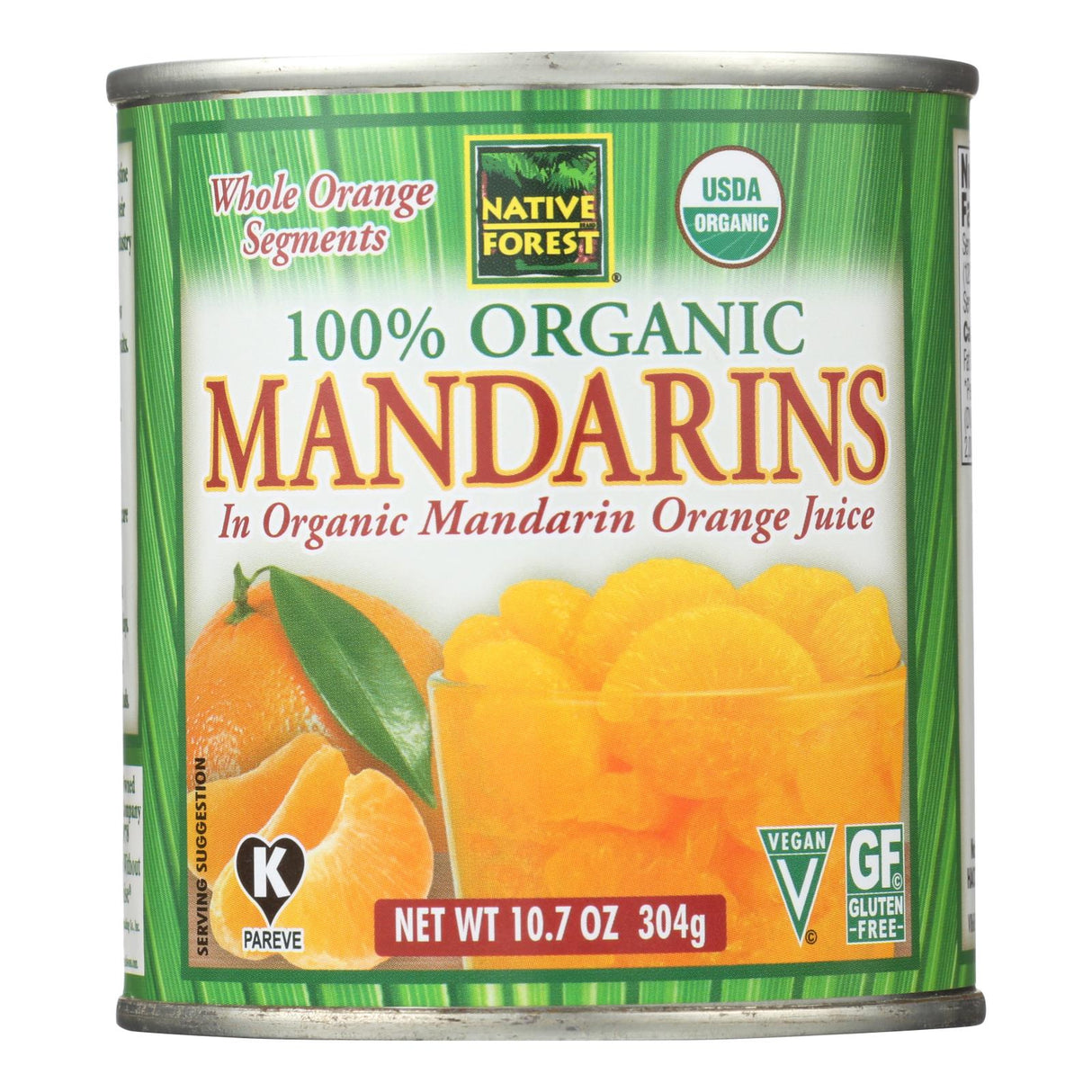 Native Forest Organic Mandarin Oranges, 10.75 oz (Pack of 6) - Cozy Farm