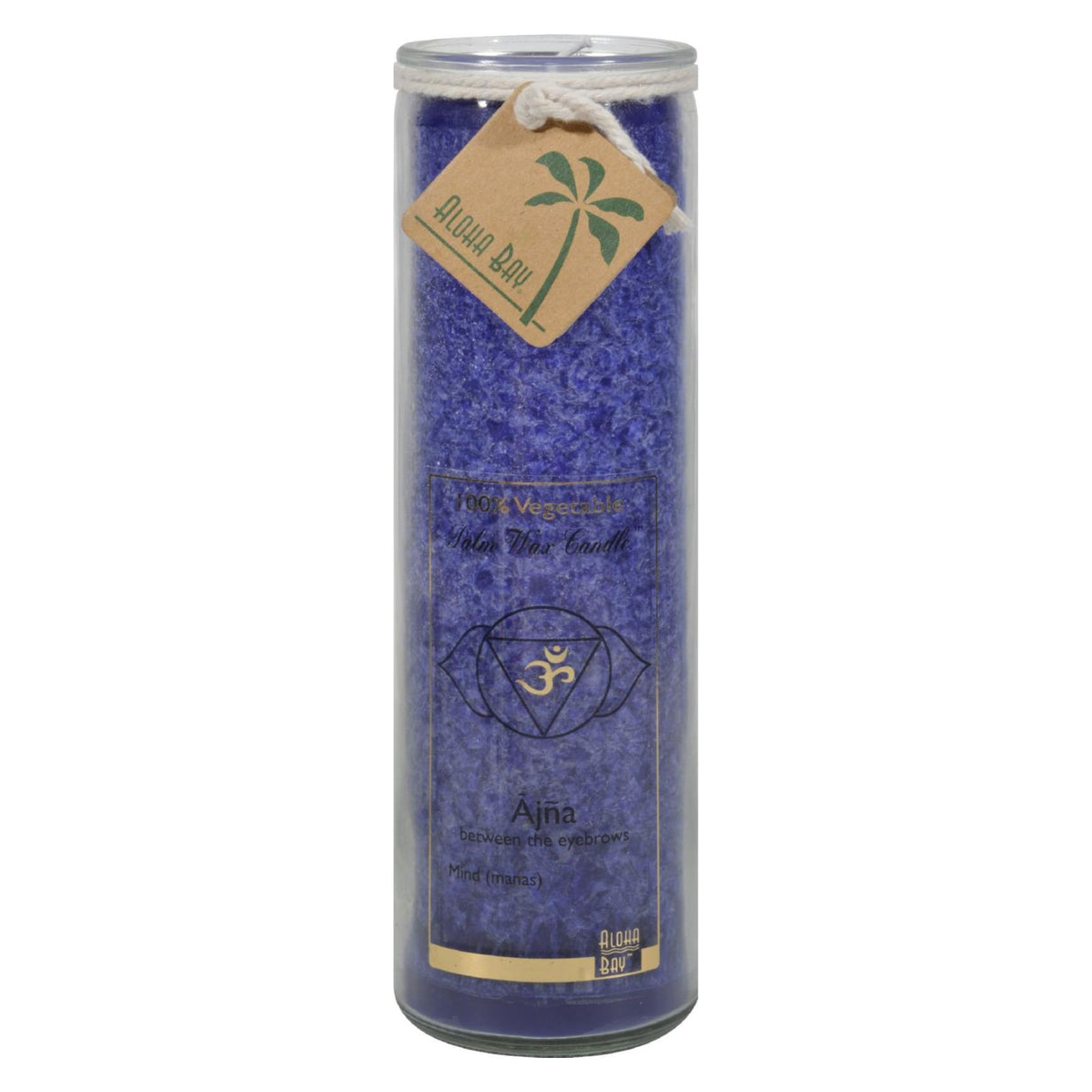 Aloha Bay Unscented Abundance Chakra Jar Indigo (1 Candle) - Cozy Farm