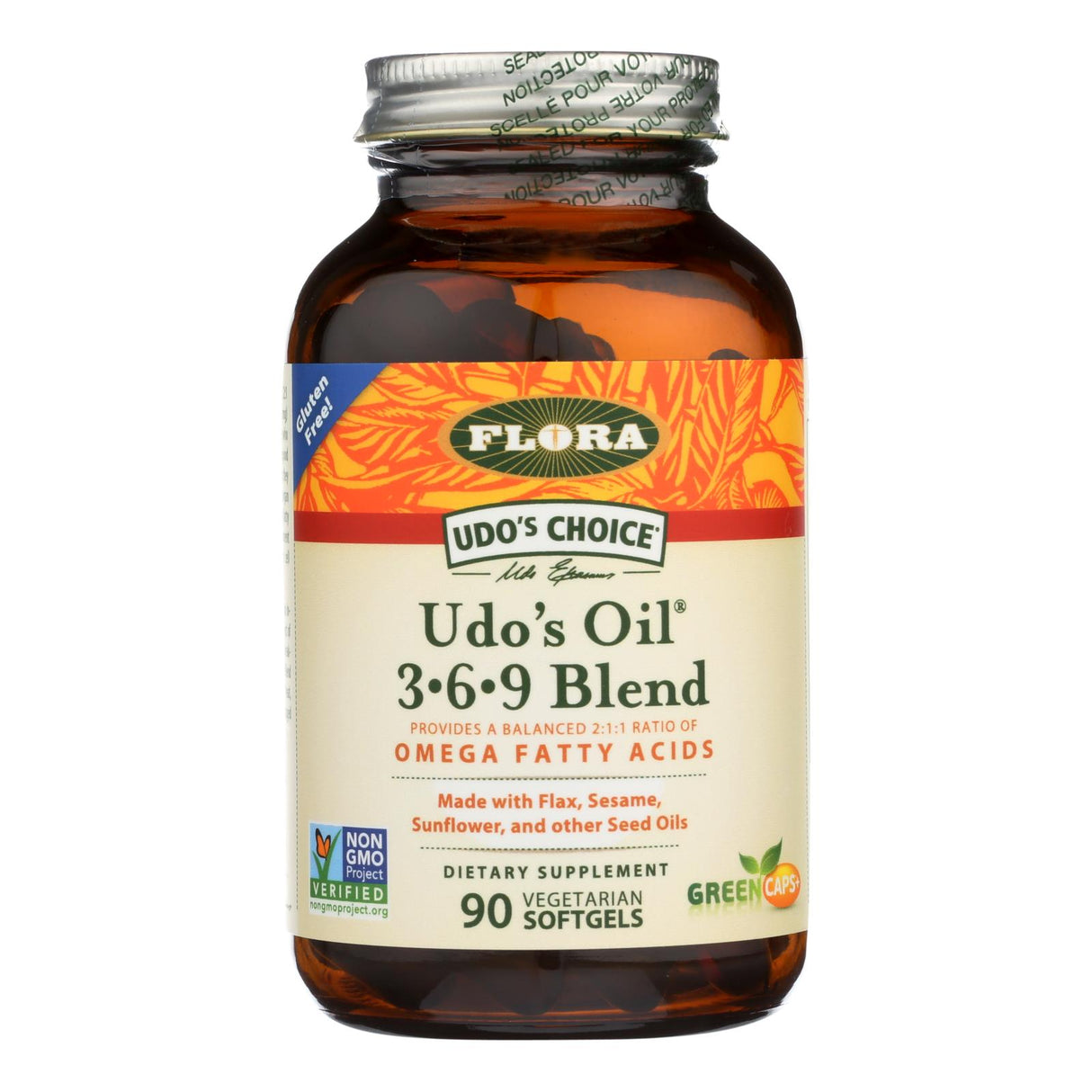 Udo's Oil 369 Blend by Flora Inc (90 Softgels) - Cozy Farm