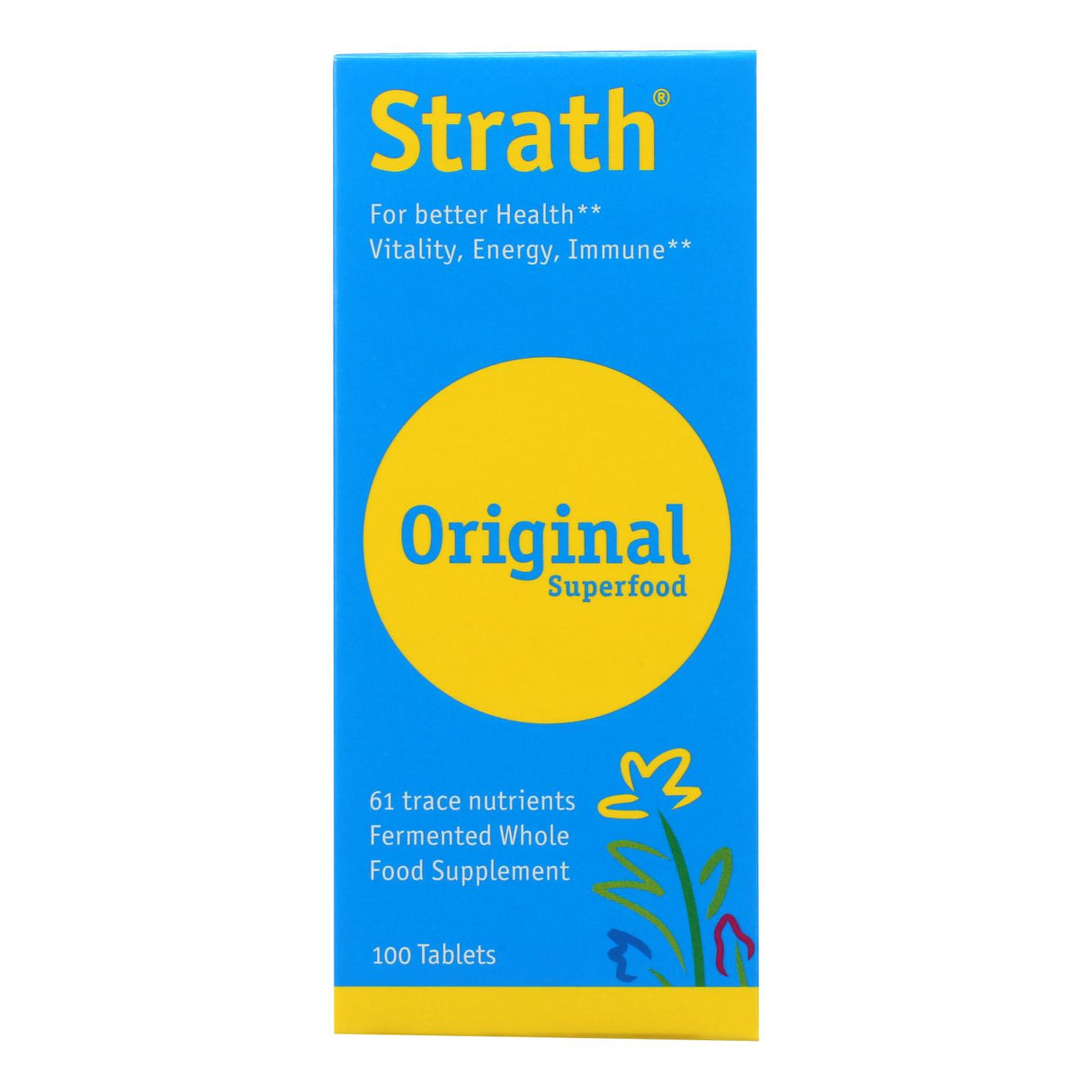 Bio-Strath Whole Food Supplement Stress and Fatigue Support Tablets - Pack of 100 - Cozy Farm