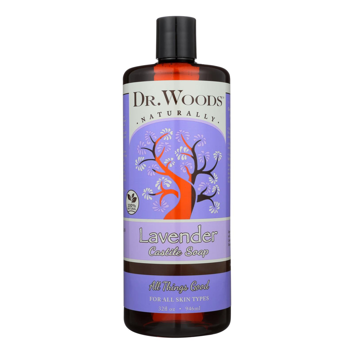Dr. Woods Lavender Castile Soap, 32 Fl Oz - Cozy Farm
