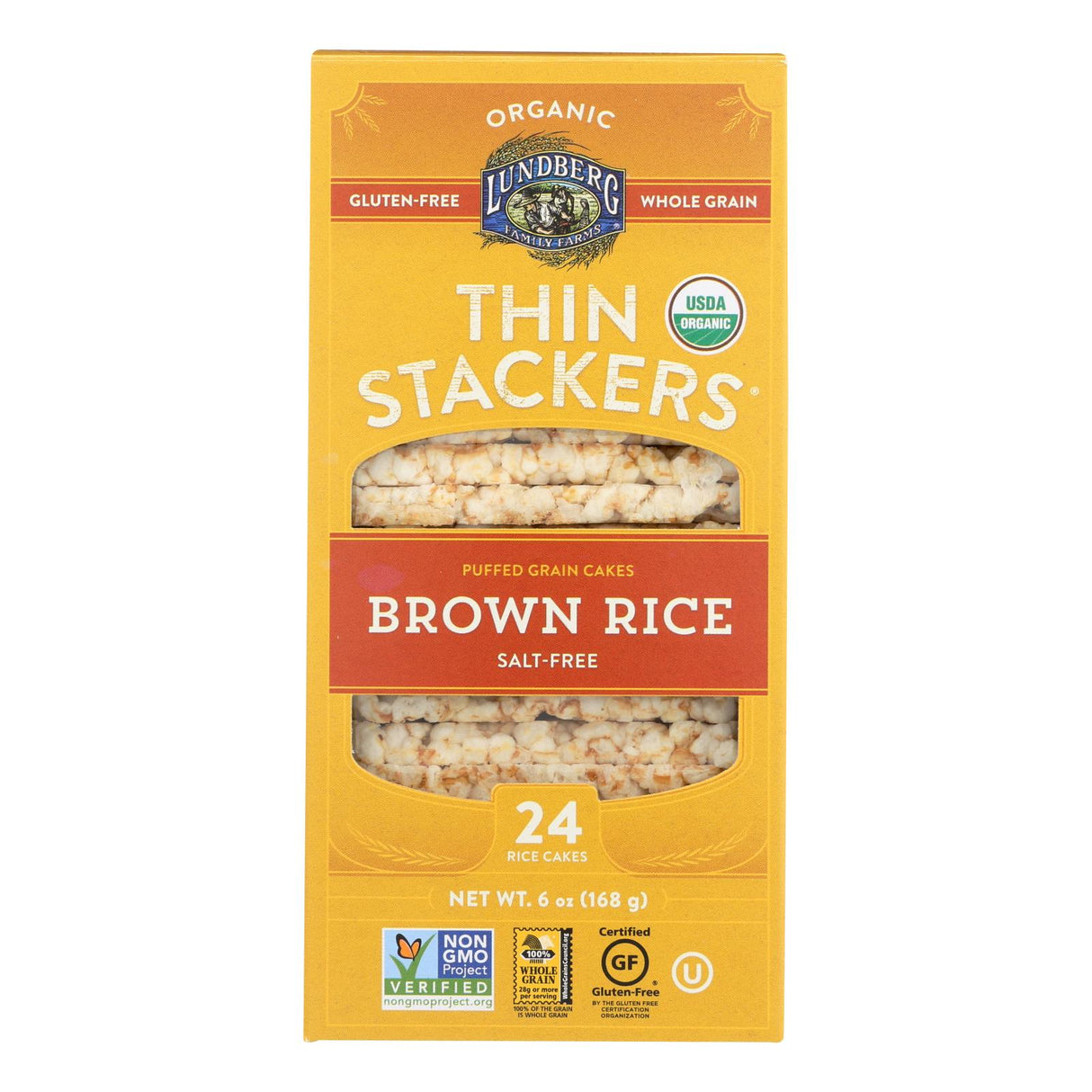 Lundberg Family Farms Organic Brown Rice Thin Sticks (6 - 6 oz. Packs) - Cozy Farm