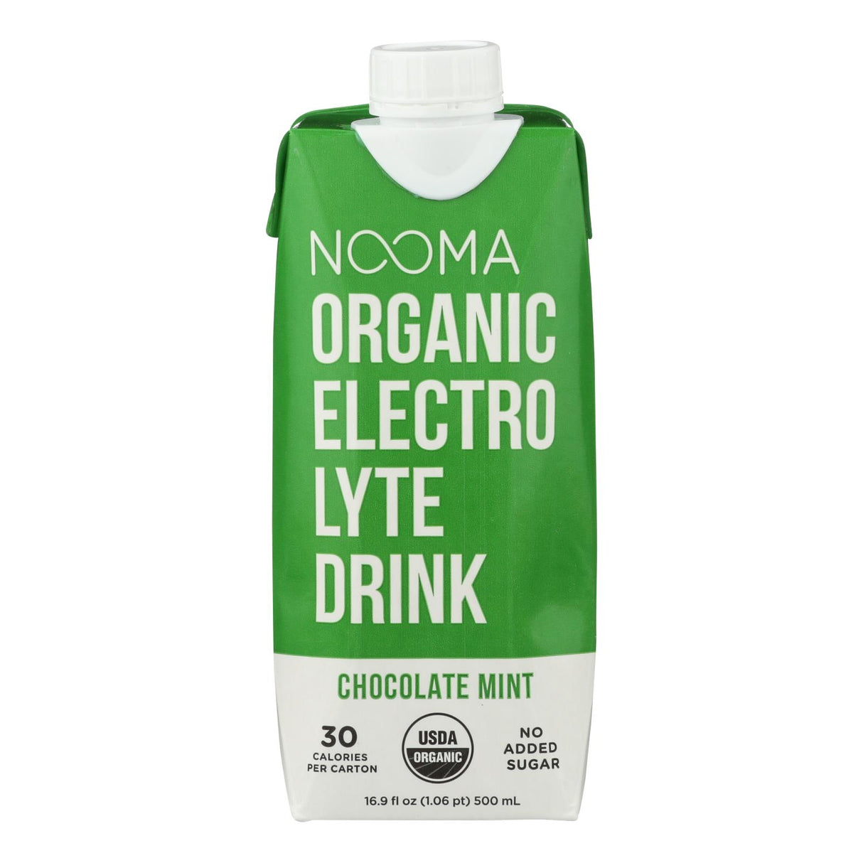 Nooma Electrolite Drink - 16.9 Fl Oz - Organic - Chocolate Mint - Case Of 12 - Cozy Farm