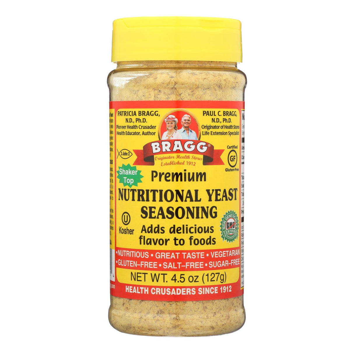 Bragg Premium Nutritional Yeast Seasoning - 4.5 Oz (Pack of 12) - Cozy Farm