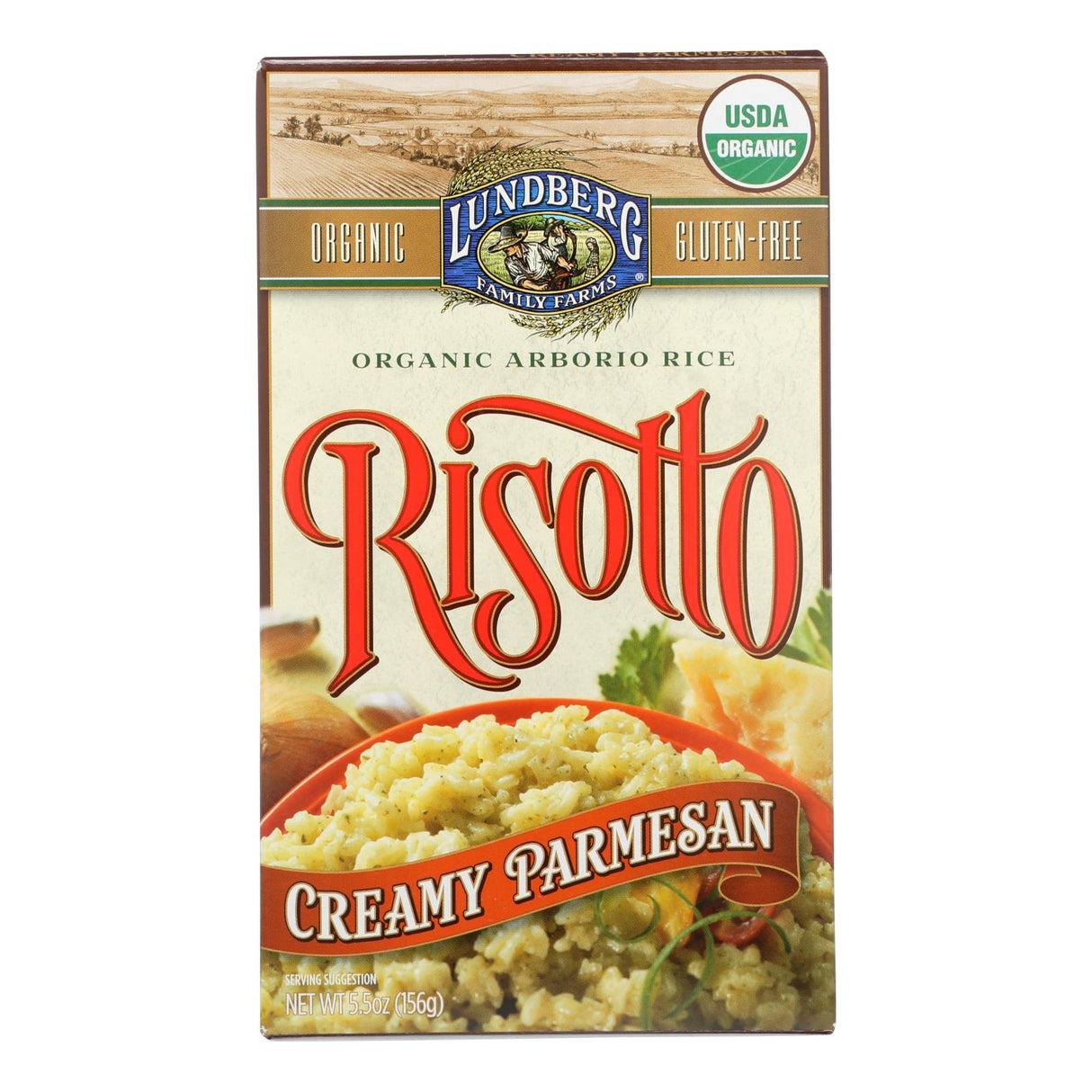 Lundberg Family Farms Risotto - Creamy Parmesan - Cozy Farm