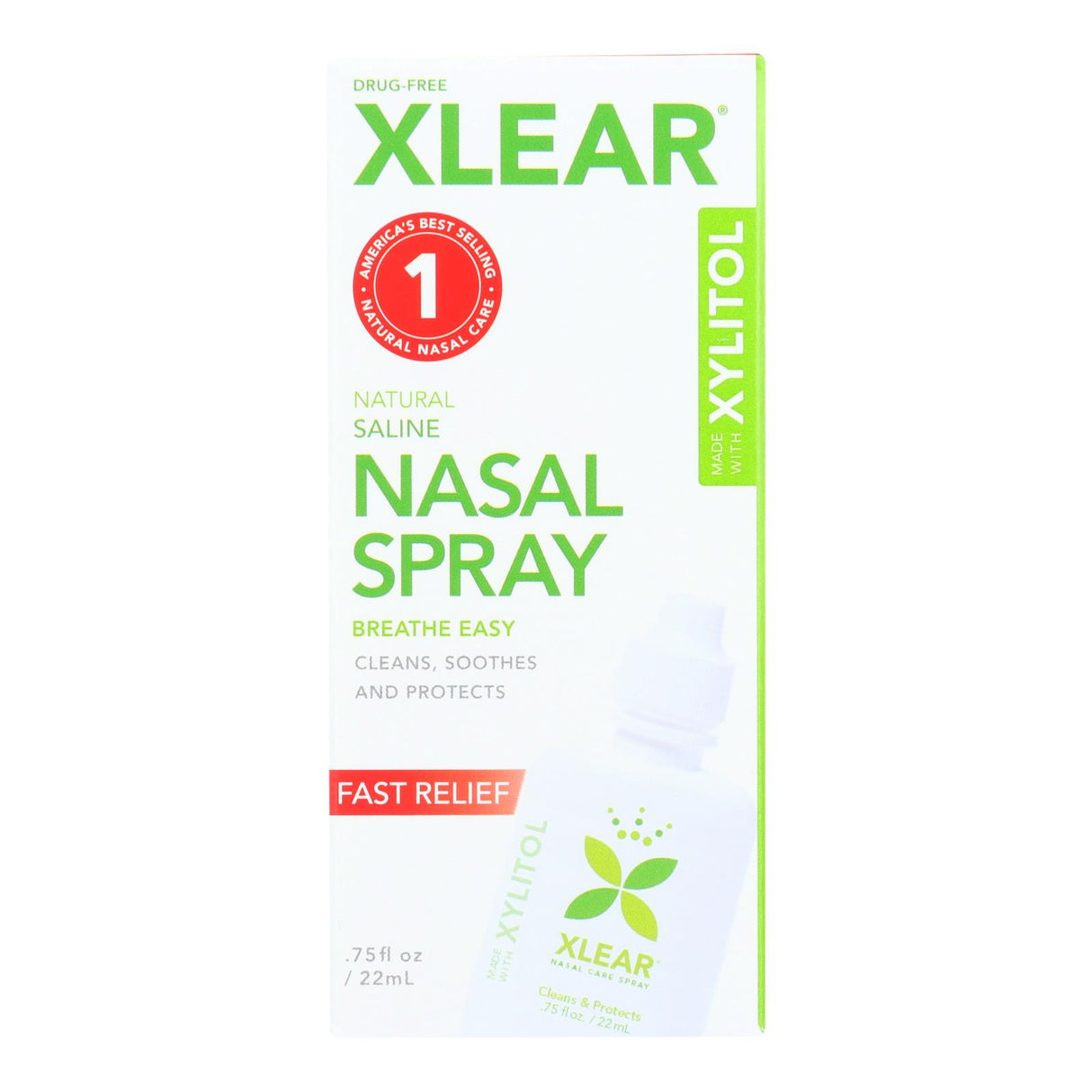 Xlear Nasal Spray Sinus Relief - .75 Fl. Oz. - Cozy Farm