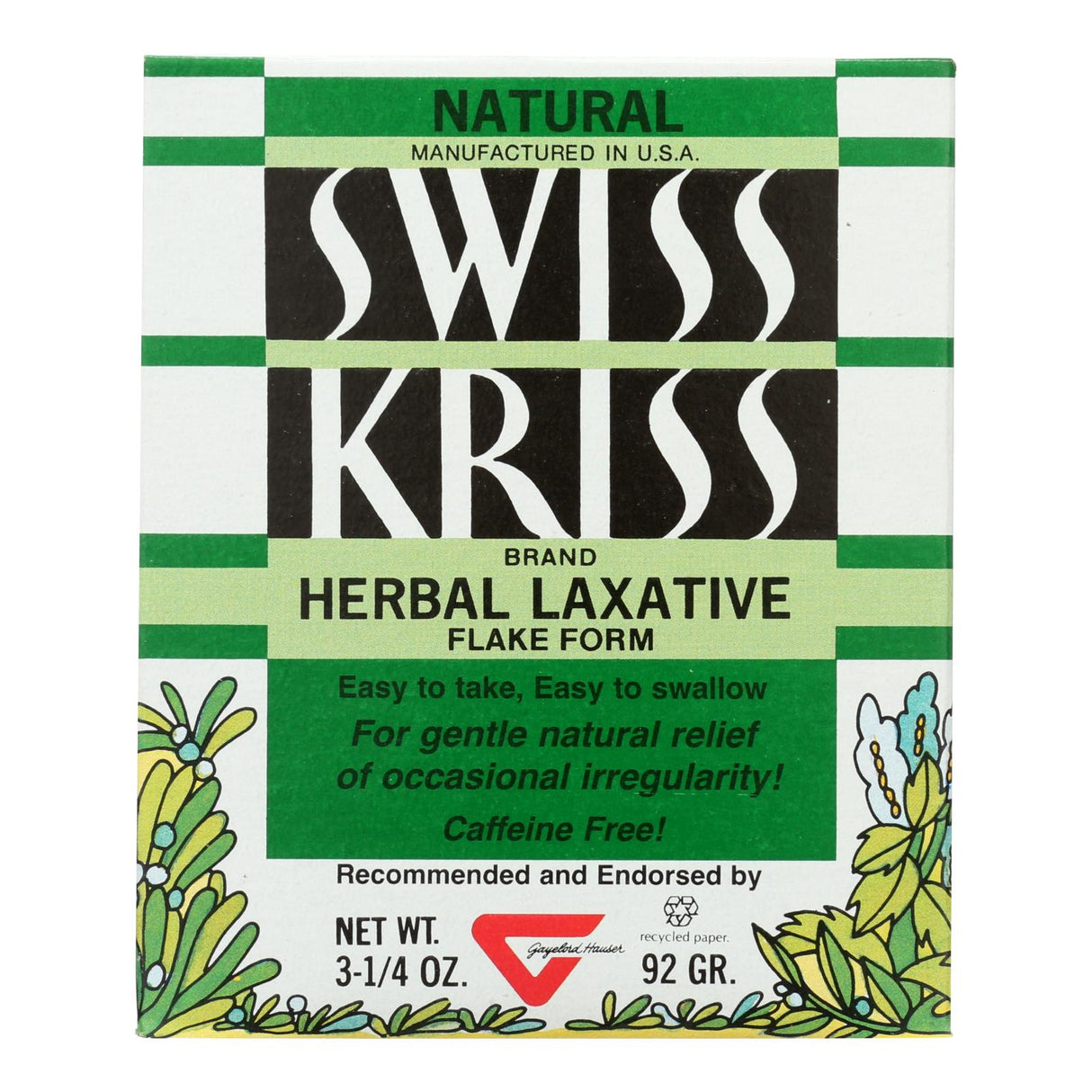 Modern Natural Products Swiss Kriss Herbal Laxative 3.25 Oz. - Cozy Farm