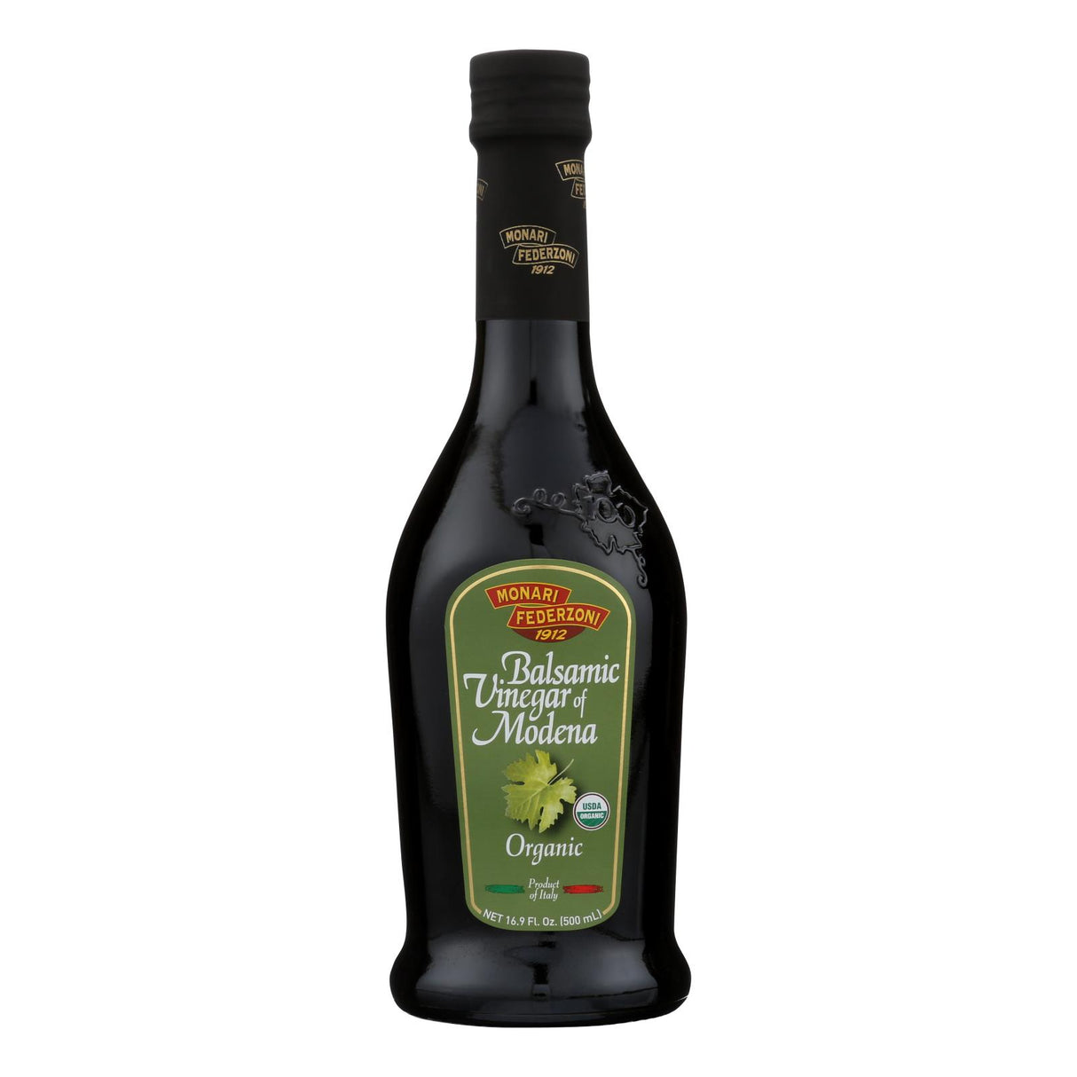 Monari Federzoni Organic Modena Balsamic Vinegar, 17 Fl Oz. (Pack of 6) - Cozy Farm