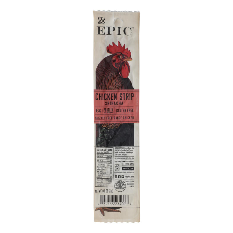 Epic Hot & Spicy Sriracha Chicken Strips (Pack of 20) - 0.80 Oz - Cozy Farm 