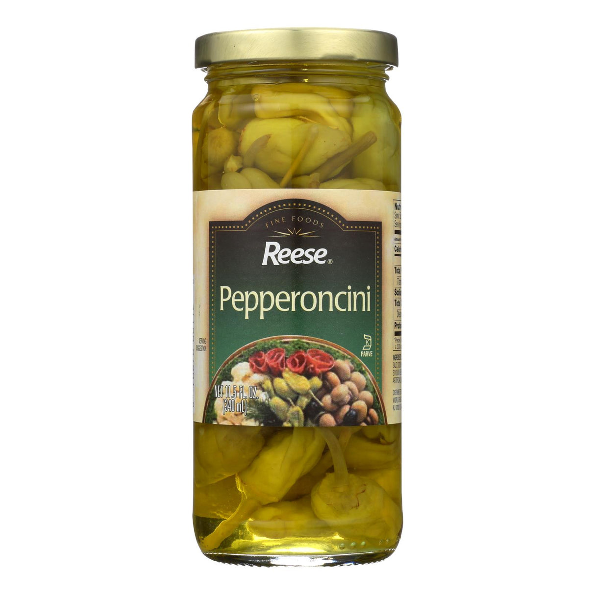 Reese's Finest Pepperoncini - 11.5 Oz Jar (Pack of 12) - Cozy Farm