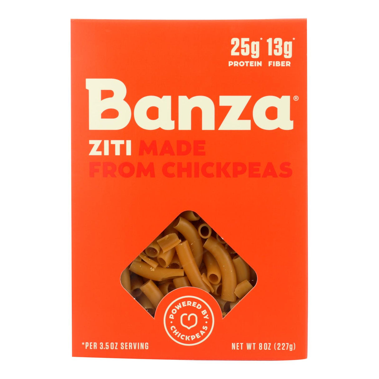Banza Chickpea Ziti Pasta (Pack of 6 - 8 Oz.) - Cozy Farm