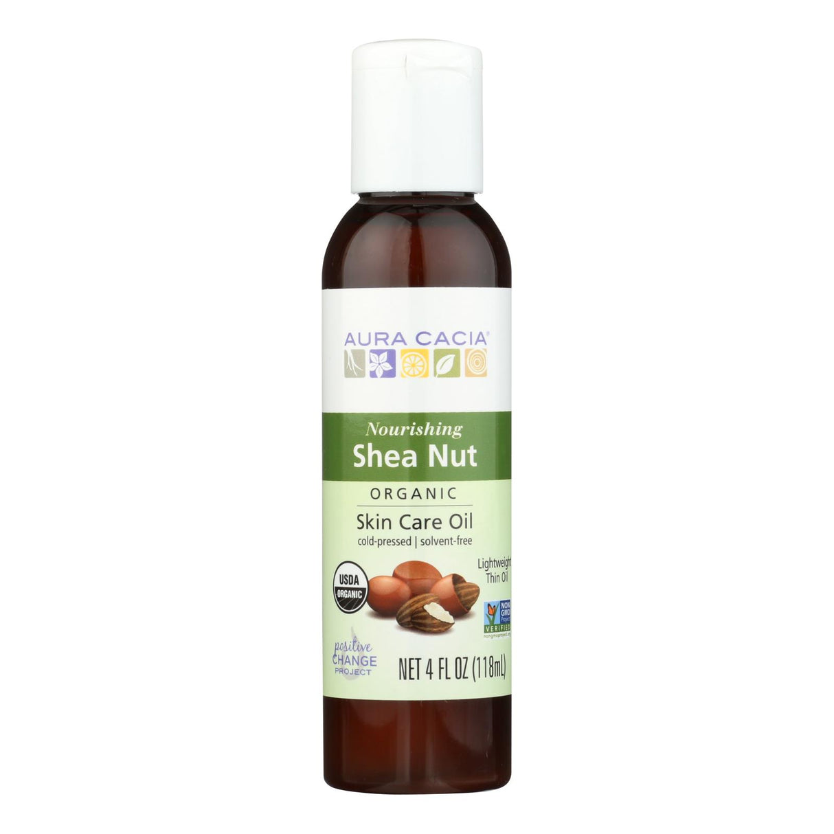 Aura Cacia Shea Nut Body Oil, 4 Fl Oz - Cozy Farm