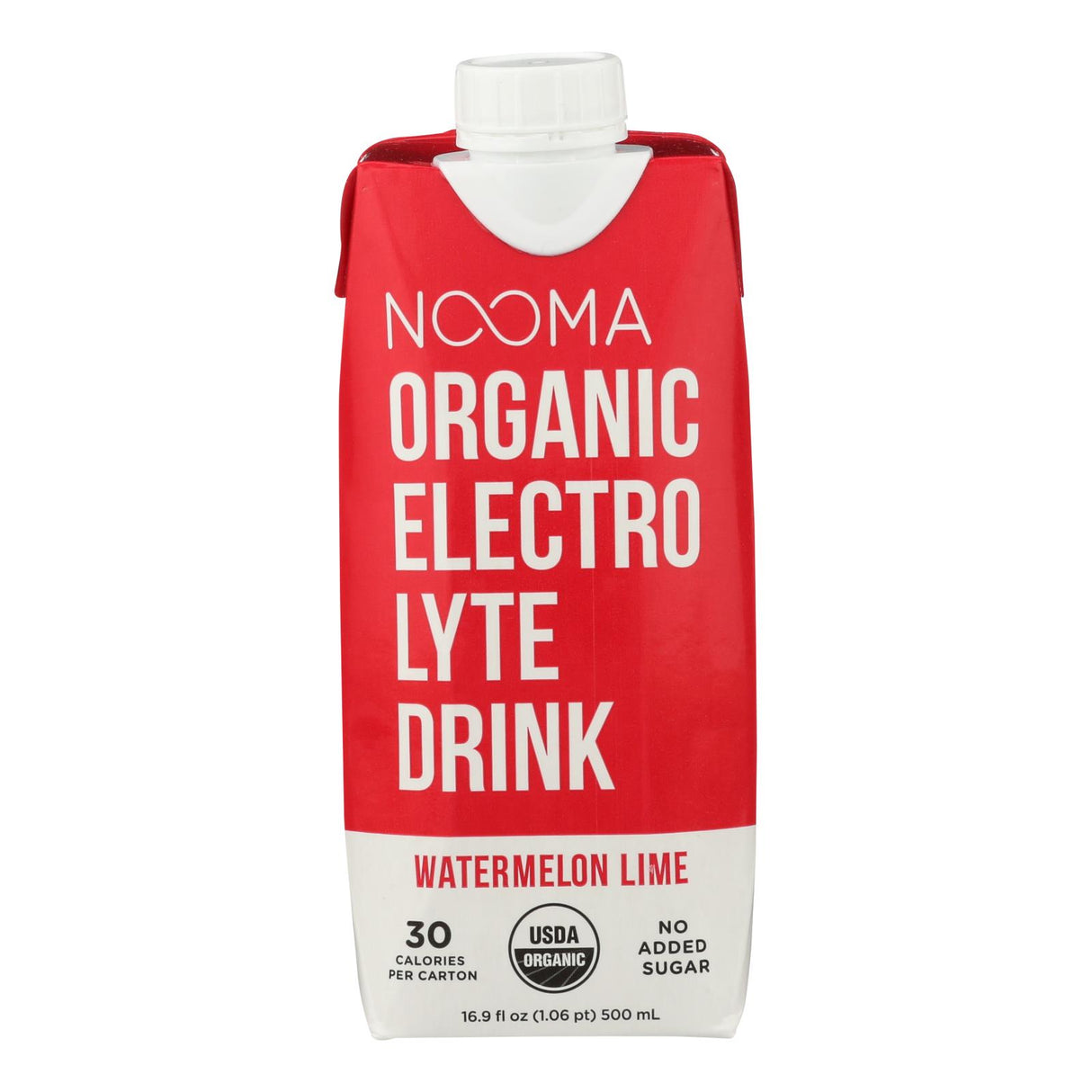 Nooma Electrolyte Drink - Organic - Watermelon Lime - Case of 12 - 16.9 fl.oz, 0.9° - Cozy Farm