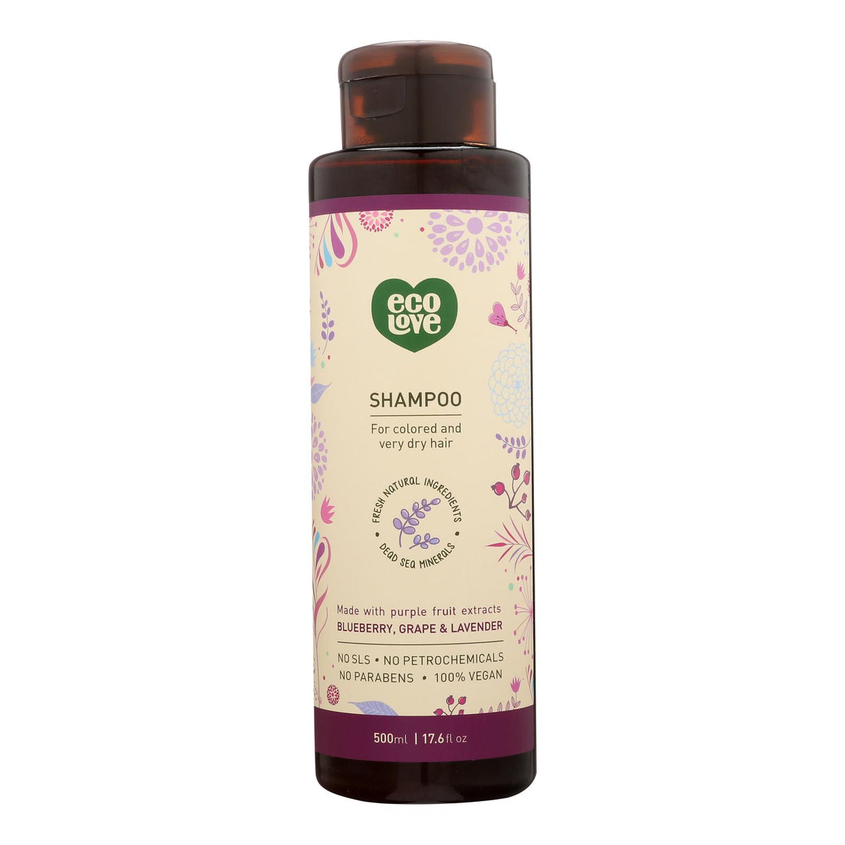Ecolove Purple Fruit Shampoo for Healthy, Vibrant Colored Hair - Cozy Farm