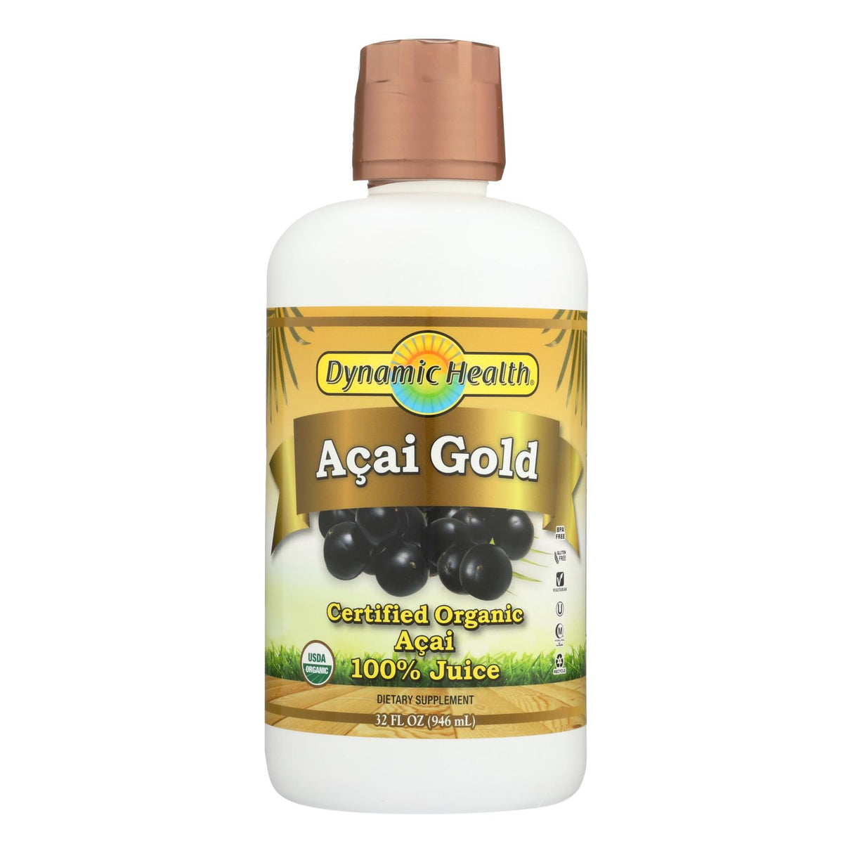 Organic Acai Gold by Dynamic Health (32 Fl Oz.) - Cozy Farm