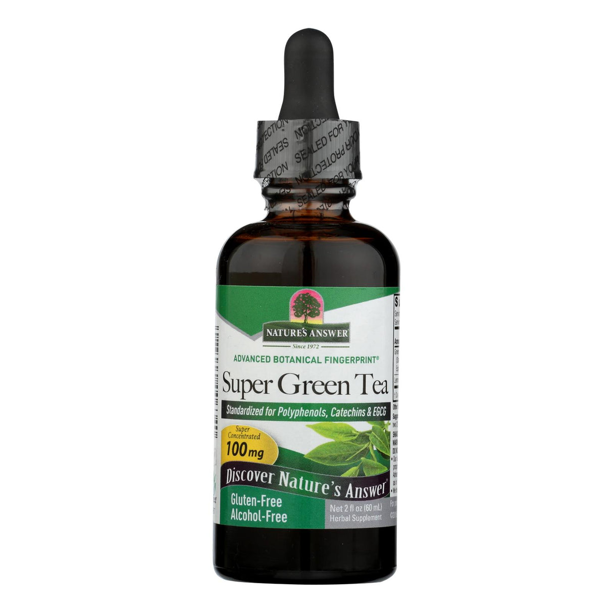 Nature's Answer Super Green Tea Extract, Alcohol and Sugar-Free, 2 Fl Oz - Cozy Farm