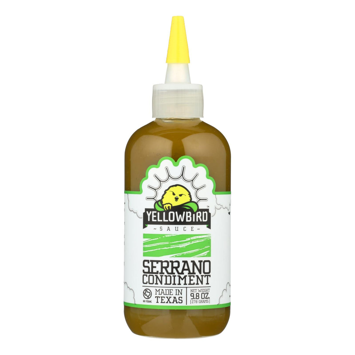 Yellowbird Serrano Hot Sauce (Pack of 6 - 9.8 Oz.) - Cozy Farm