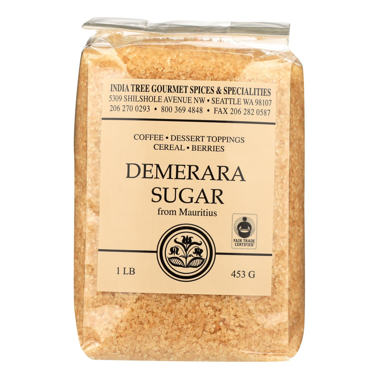 India Tree Demerara Gourmet Sugar 6-Pack, 16 Oz. - Cozy Farm