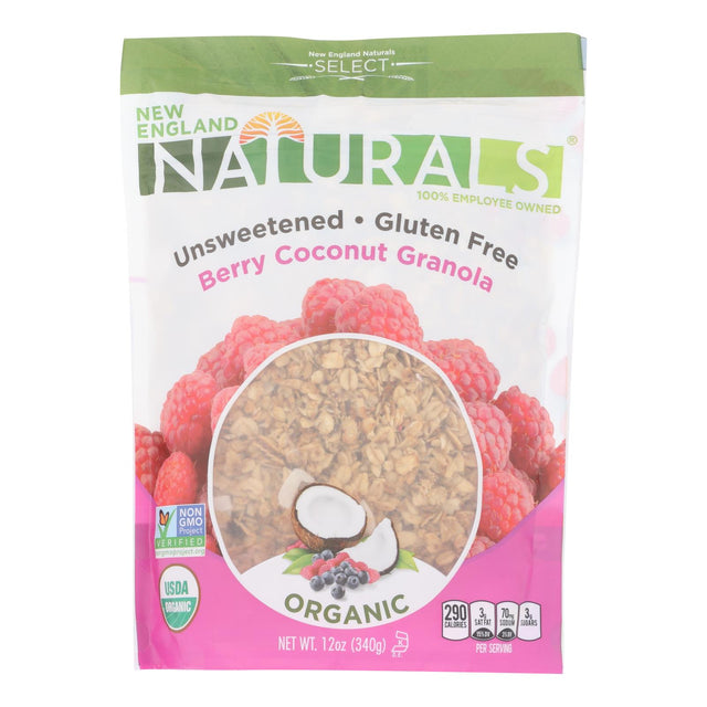 New England Naturals Organic Granola Select Berry-Coconut (Pack of 6 - 12 Oz.) - Cozy Farm 