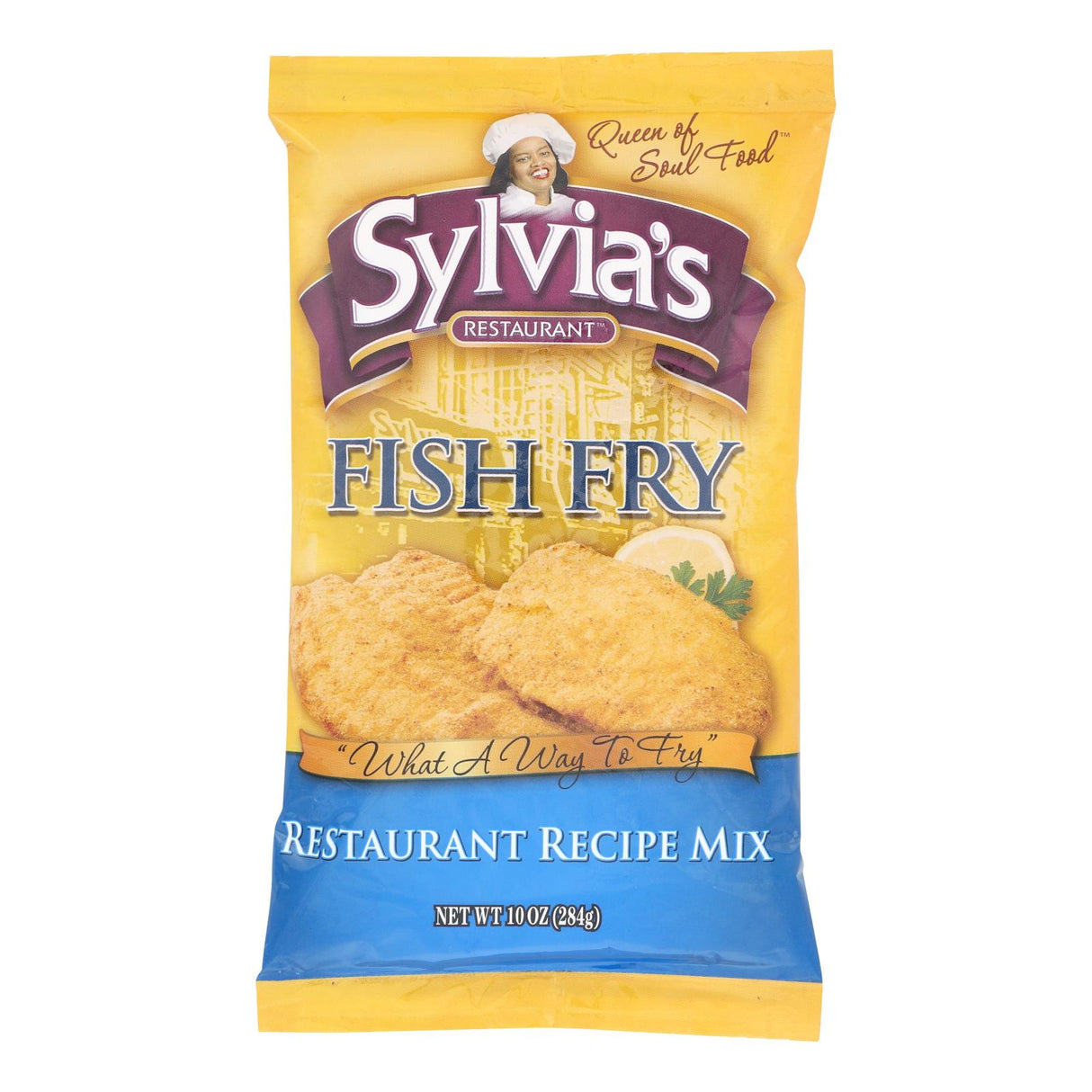 Sylvia's Fish Fry Mix, Perfect Crispy Texture, 10 Oz. (Pack of 9) - Cozy Farm