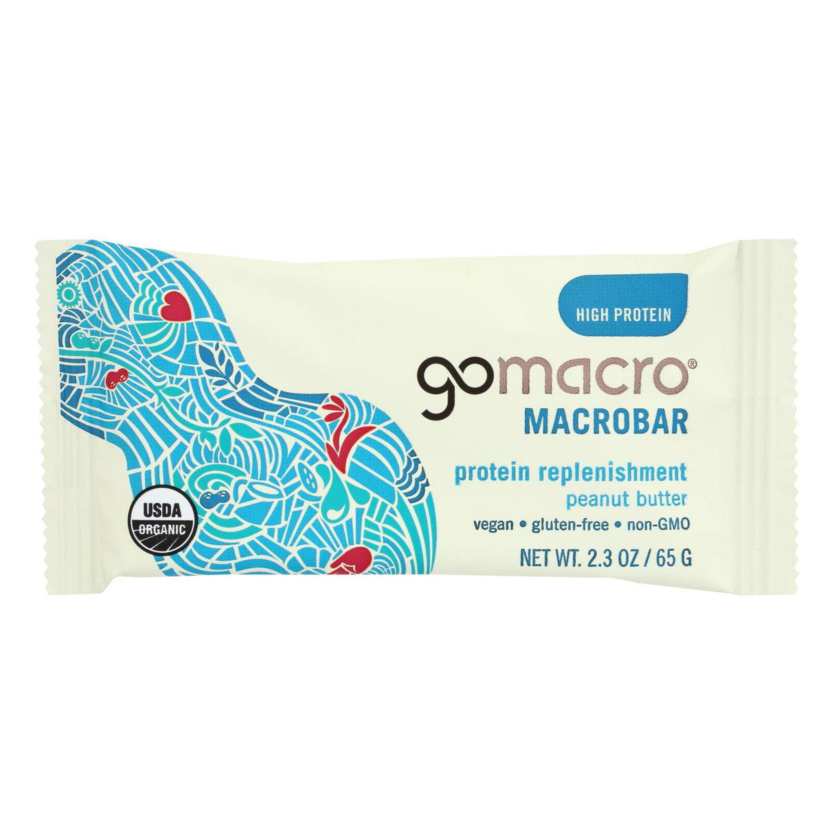 Gomacro Macrobar Peanut Protein Bar, 2.3 Oz (Pack of 12) - Cozy Farm