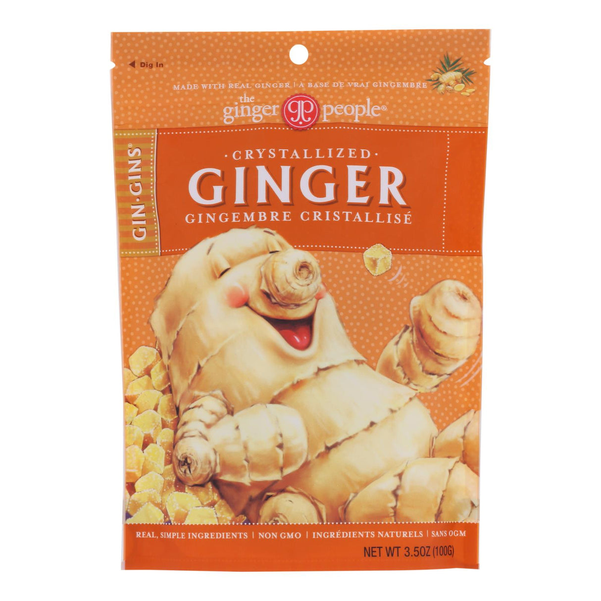 The Ginger People Crystallized Ginger (Pack of 12 - 3.5 Oz.) - Cozy Farm