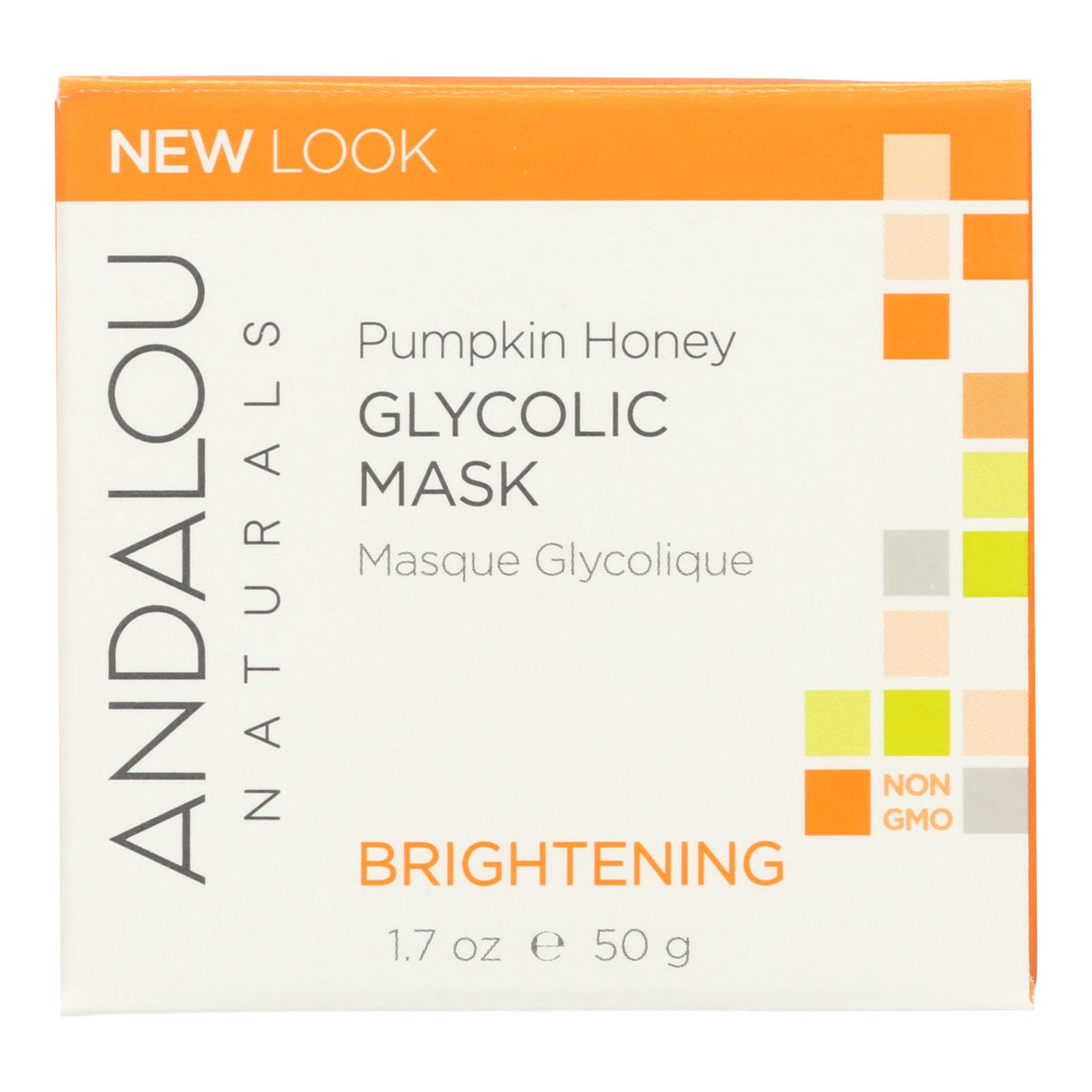 Andalou Naturals Glycolic Brightening Pumpkin Honee Mask (1.7 Fl Oz) - Cozy Farm
