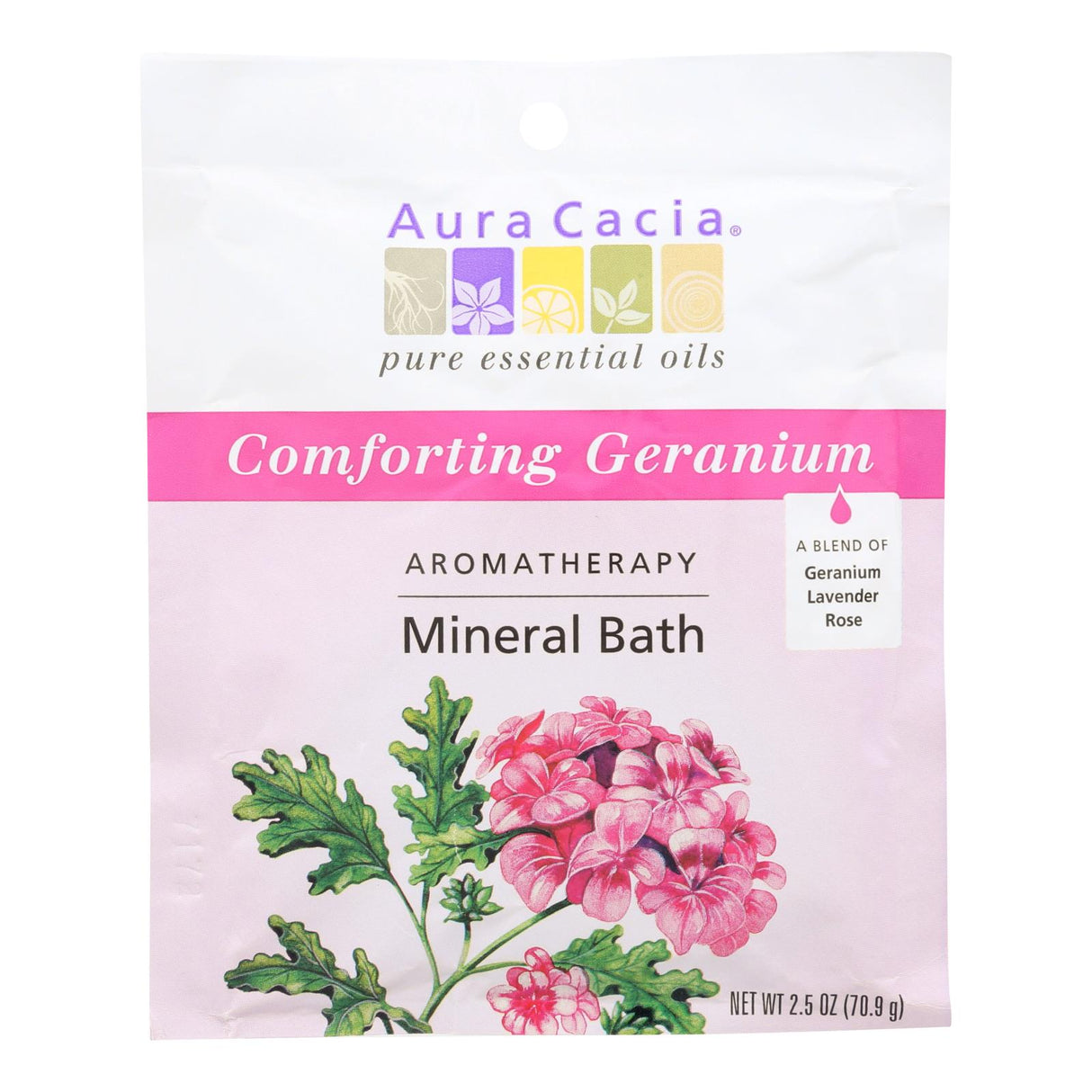 Aura Cacia Heart Song Aromatherapy Mineral Bath | 6 Pack | 2.5 Oz - Cozy Farm