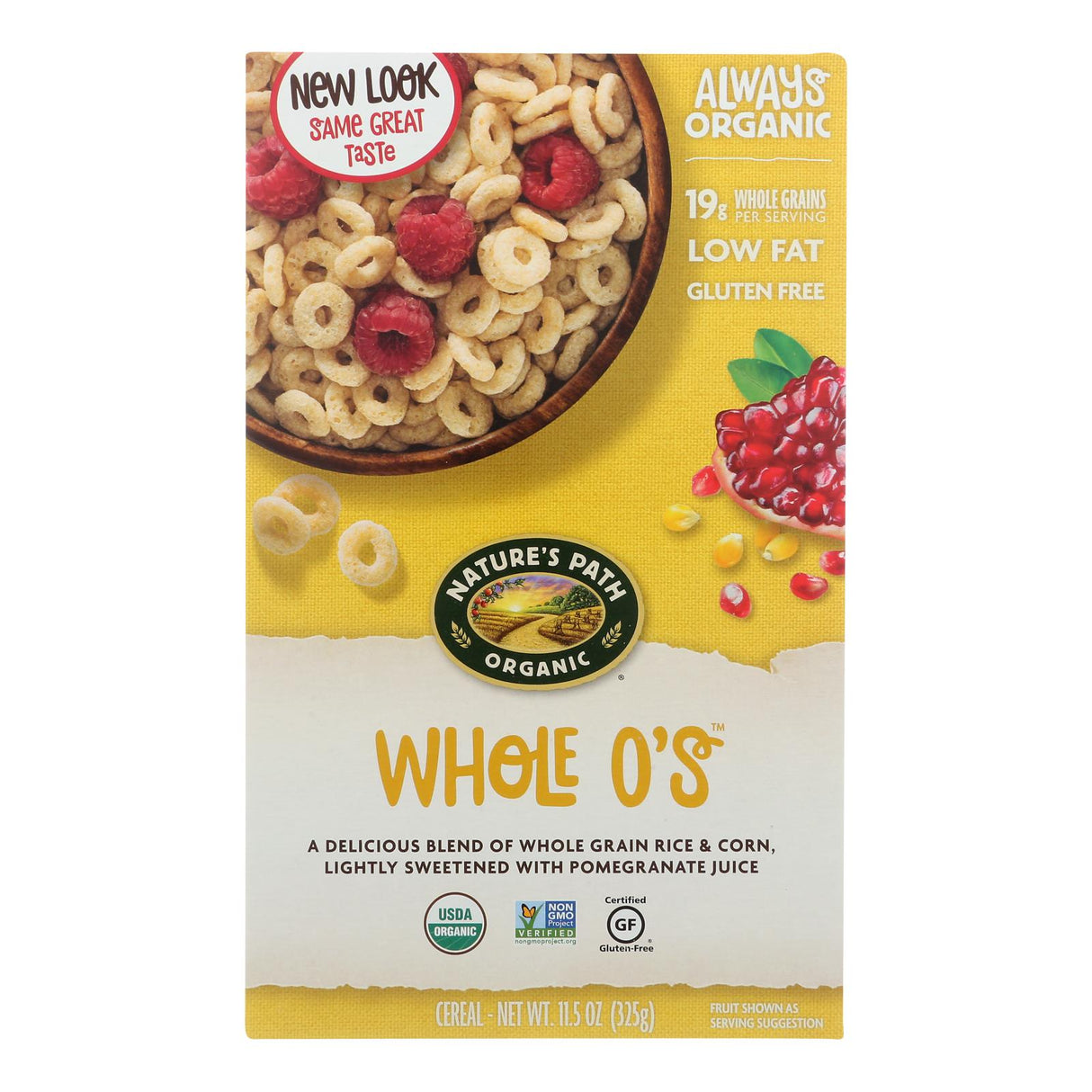 Nature's Path Organic Whole O's Cereal, 11.5 Oz (Pack of 12) - Cozy Farm