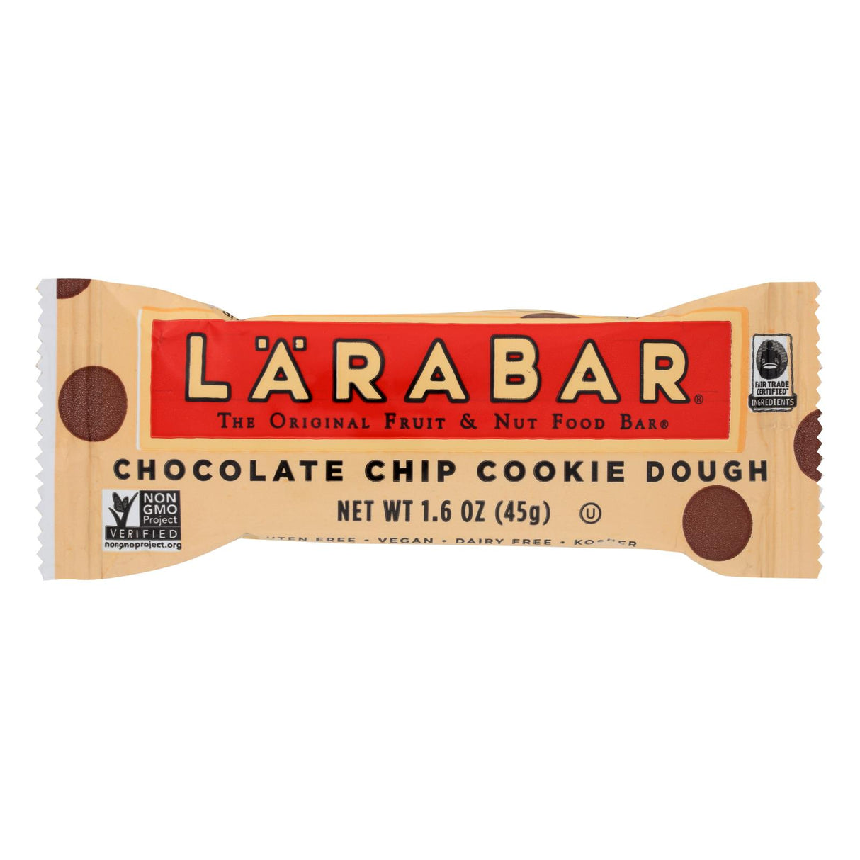Larabar Chocolate Chip Cookie Dough (Pack of 16, 1.6 Oz.) - Cozy Farm